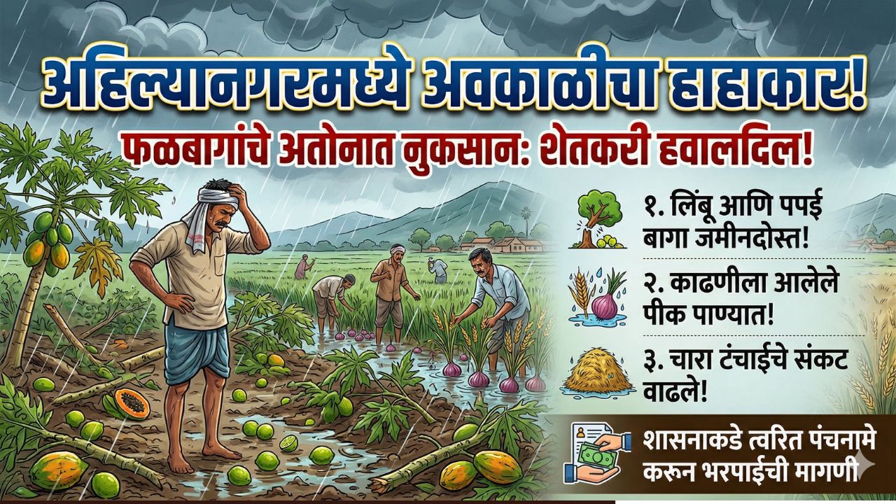 Ahilyanagar Unseasonal Rain